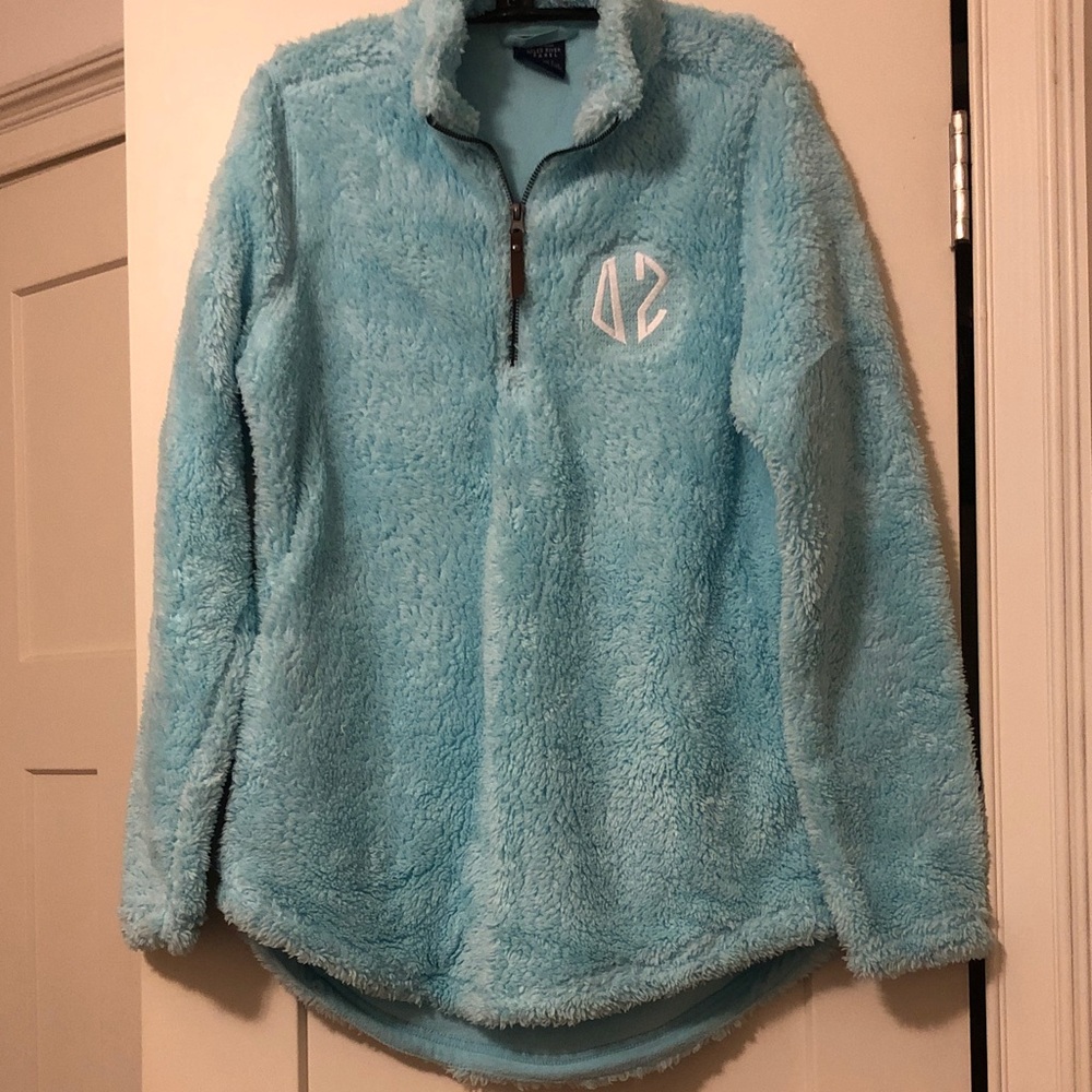 Charles River Apparel Light Blue Fleece Jacket